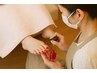 フットネイルケア&マニキュアカラー　※マニキュアカラーです。6980円