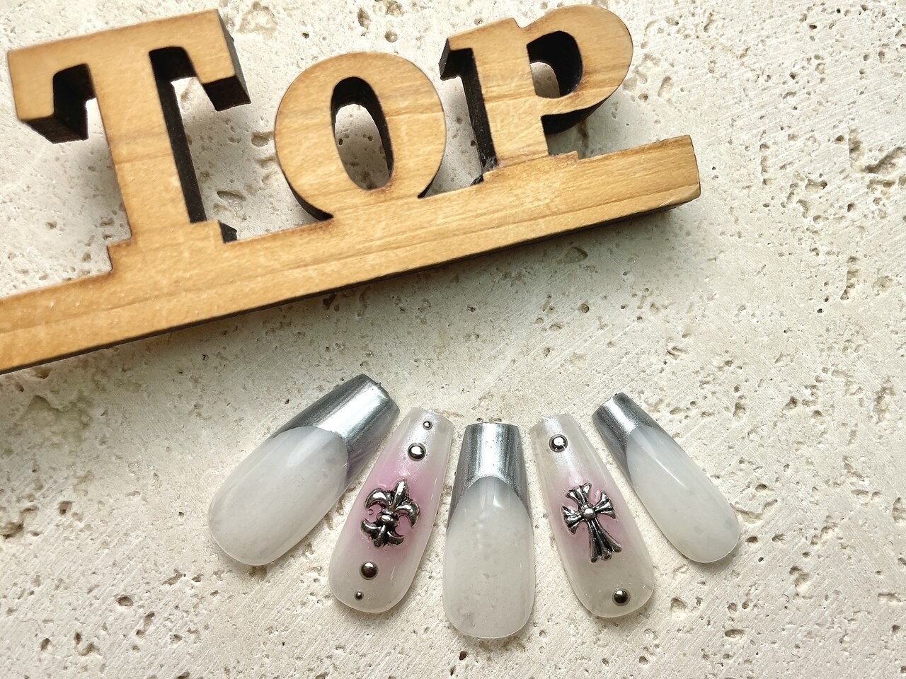 EVER NAIL ベージュ シルバー フレンチネイル AuroraFrench.jpg?v=1699619156&