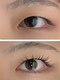 ネイルアンドアイラッシュスタジオ シュシュ(chouchou)の写真/モチの良さと技術力が自慢*忙しい女性でも短時間で理想の目元へ☆美しく揃ったまつげでアイライン効果も◎