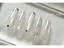 ワイミーネイル(y.mii_nail)/【抜け感ちゅるんデザイン定額】