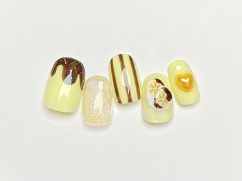 チョコバナナネイル