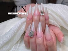 ゼン ネイル デザイン 池袋(ZEN NAIL DESIGN)/長さだしやり放題×つけ放題
