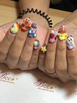 ビー 久留米(Bee)/キャラクターネイル