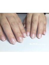 エイムネイル(a.me.nail.)/白グラデーション