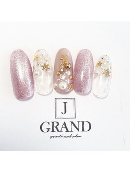 ジェイグランド(JGRAND)/クリスマスツリーネイル