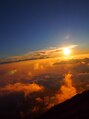 目黒西口さくら整体院 富士山の上から見る景色が大好きです！５回目登ります！