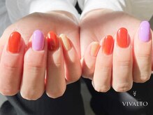 ワールド ビューティ ヴィヴァルト 宝塚店(WORLD BEAUTY VIVALTO)/カラフル/ワンカラー