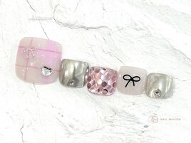チェックリボン¥9000