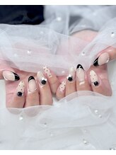 マミーフルール(Mamie fleur)/フレンチガーリー/オタクネイル