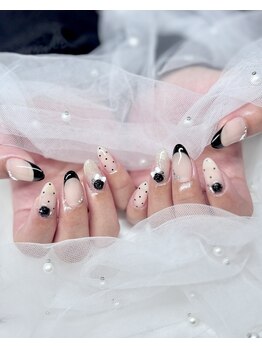 マミーフルール(Mamie fleur)/フレンチガーリー/オタクネイル