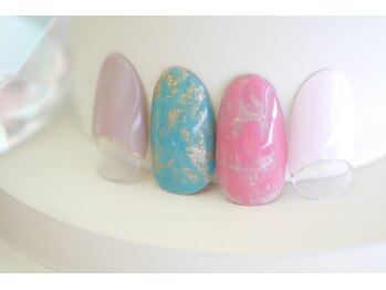 ネイルサロン ブリオン(Nail Salon Bullion)/クラッシュネイル