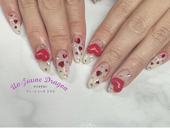 アン ジョーヌドラゴ/【自爪ネイル】ハートネイル