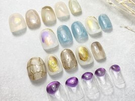 カラフルニュアンスNail