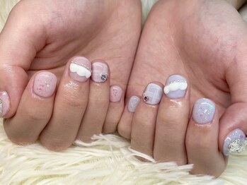 ソンリエ 青竹店(SONRiE)/ゆめかわシンプルネイル