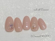 ネイルアート ジマー/60minart コース¥6990