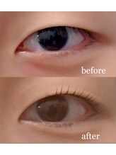 ステラネイルズ(Stella nails)/一重さんもパッチリまつ毛パーマ