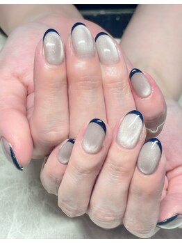 マグネット&フレンチネイル