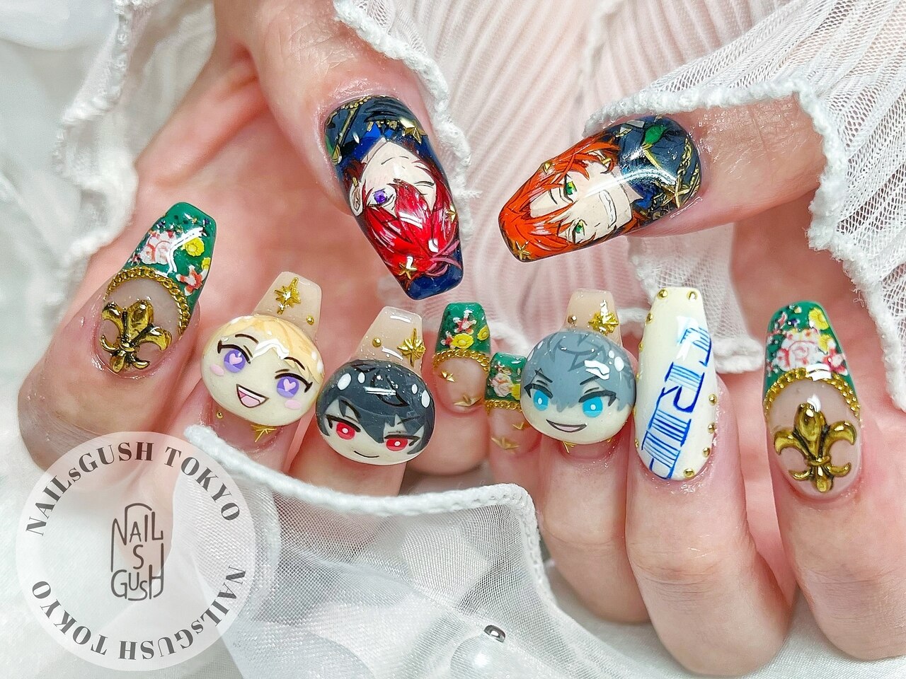 痛ネイルオーダー2点 ✮ my nail MECHATU-A ☆/ 11.12月ご予約承っております