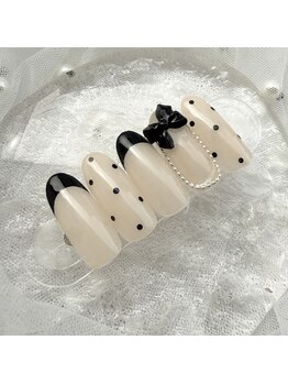 ケソン ネイル スタジオ(qeson nail studio)/【6月New】フレンチガーリー定額