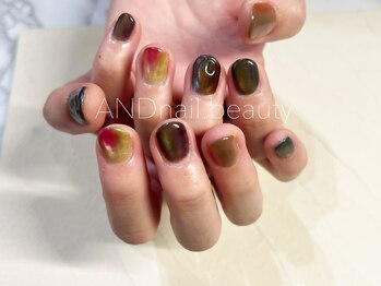 アンドネイル ビューティー(AND nail,beauty)/秋ネイル/マグネット/藤沢