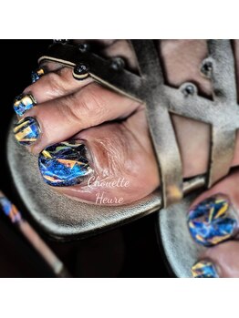 シュエットウール(Chouette Heure)の写真/【90分アートし放題☆】ネイル画像持ち込みok◎高技術×抜群のセンスでトレンド感のある足元を演出♪