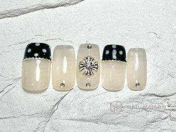 ネイルメゾン 渋谷店(NAIL MAISON)/ドットクロム¥6980
