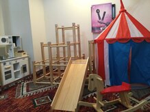 キッズスペースあり☆施術中も退屈しません♪ベビーベット有！