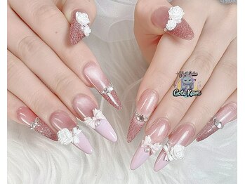 ゴテかわ(GOTE KAWA)/リボンネイル