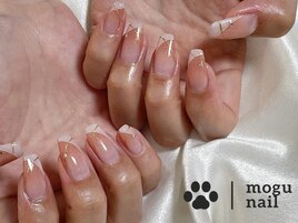 フレンチネイル/春ネイル
