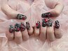 【メンズメニュー】ジェル3D・アート・パーツやり放題！