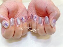 ジーフィンガー 大井町店(G Finger)/キラキラ紫陽花ネイル♪