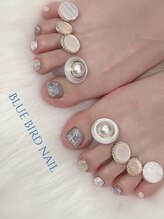 ブルーバードネイル(Blue bird nail)/冬フットnail