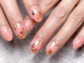 大人気！ハートホロネイル