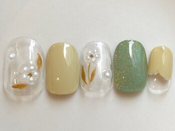 カラ ネイル 中津店(calla nail)/Perl flower
