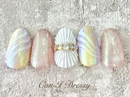 つやつやマーメイドネイル¥9,000