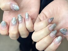 ヌル ネイル 堀江(NURU NAIL HORIE)/夏ブルべニュアンスネイル☆