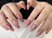 ソワン 恵比寿(Soin)/キラキラピンクネイル