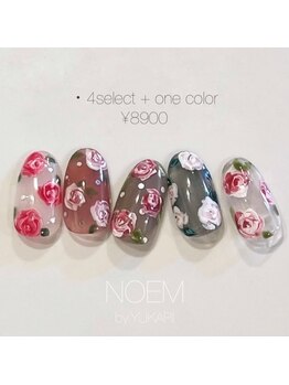 ノエム ネイルサロン(NOEM)/薔薇ネイル