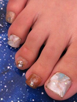 カラーズ 浜松店(colors)/マットギャラクシーネイル!(^^)!