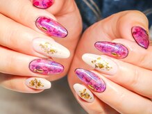 エムネイル(M-Nail)/★水彩マーブルネイル★