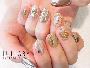 ララバイ 恵比寿店(LULLABY)/ニュアンスシルバーネイル