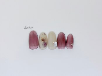 ネイルサロンリシェ 烏丸御池(Recher)/オフィス*春ネイル