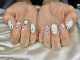 大理石☆ニュアンス☆ミラー