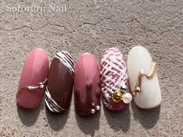 ストロベリーチョコネイル