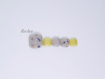 ネイルサロンリシェ 烏丸御池(Recher)/お花のデザイン