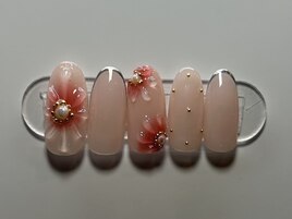 ぷっくりフラワー★先端ライン