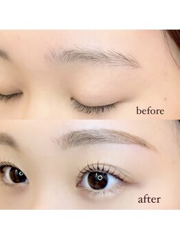 ミー(me.)/アイブロウ+まつ毛パーマ