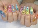 カラフルネイル
