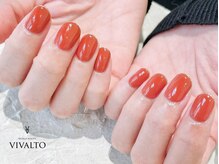 ワールド ビューティ ヴィヴァルト 宝塚店(WORLD BEAUTY VIVALTO)/ワンカラー/秋ネイル