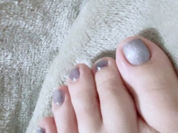 ペアネイル(pearnail)の写真/【ケア込♪大人気フットワンカラー￥5100～】素足になる季節に向けて、足元のオシャレも忘れずに☆